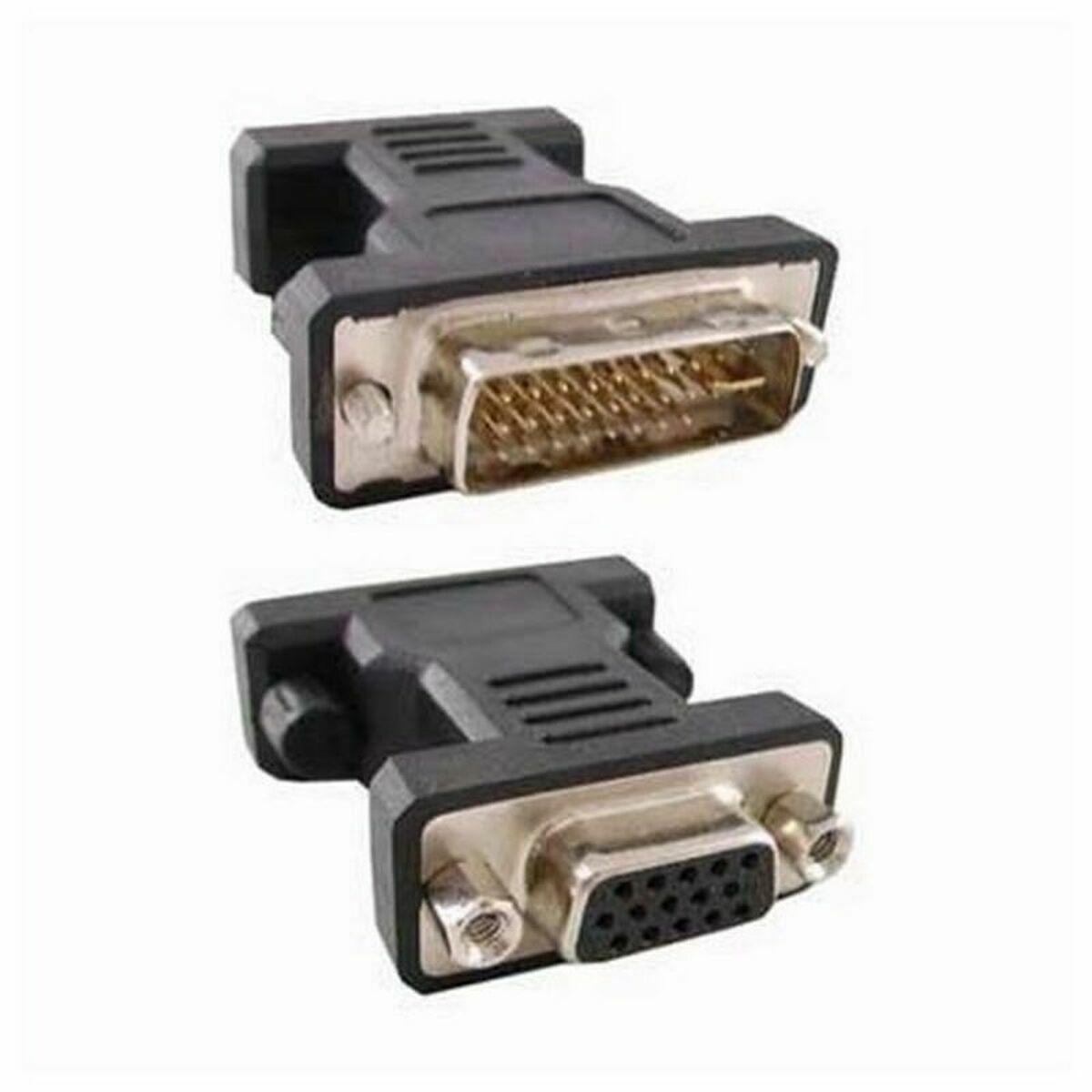

Конвертер DVI 24+5 в VGA HDB 15 NANOCABLE APTAPC0177 Гнездо Разъем Вилка