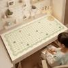 Study Cushion Gingham Cartoon Desk Mat Waterproof Wavy Keyboard Mat Large Thick Table Protector Dormitory