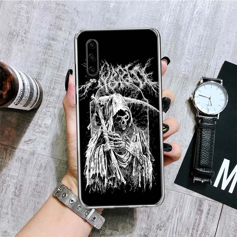 Satanistická koza Satan Ďábel Obal na telefon Pro Huawei P30 P40 P20 P10 P50 Mate 20 10 30 40 Lite Pro Plus Tiskový kryt Coque Shell