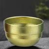 Titanium Cup Pure Titanium Tea Cup Stack Cups Outdoor Camping Portable Tea Set Storage for Home Double Anti-scalding Tea Bowl