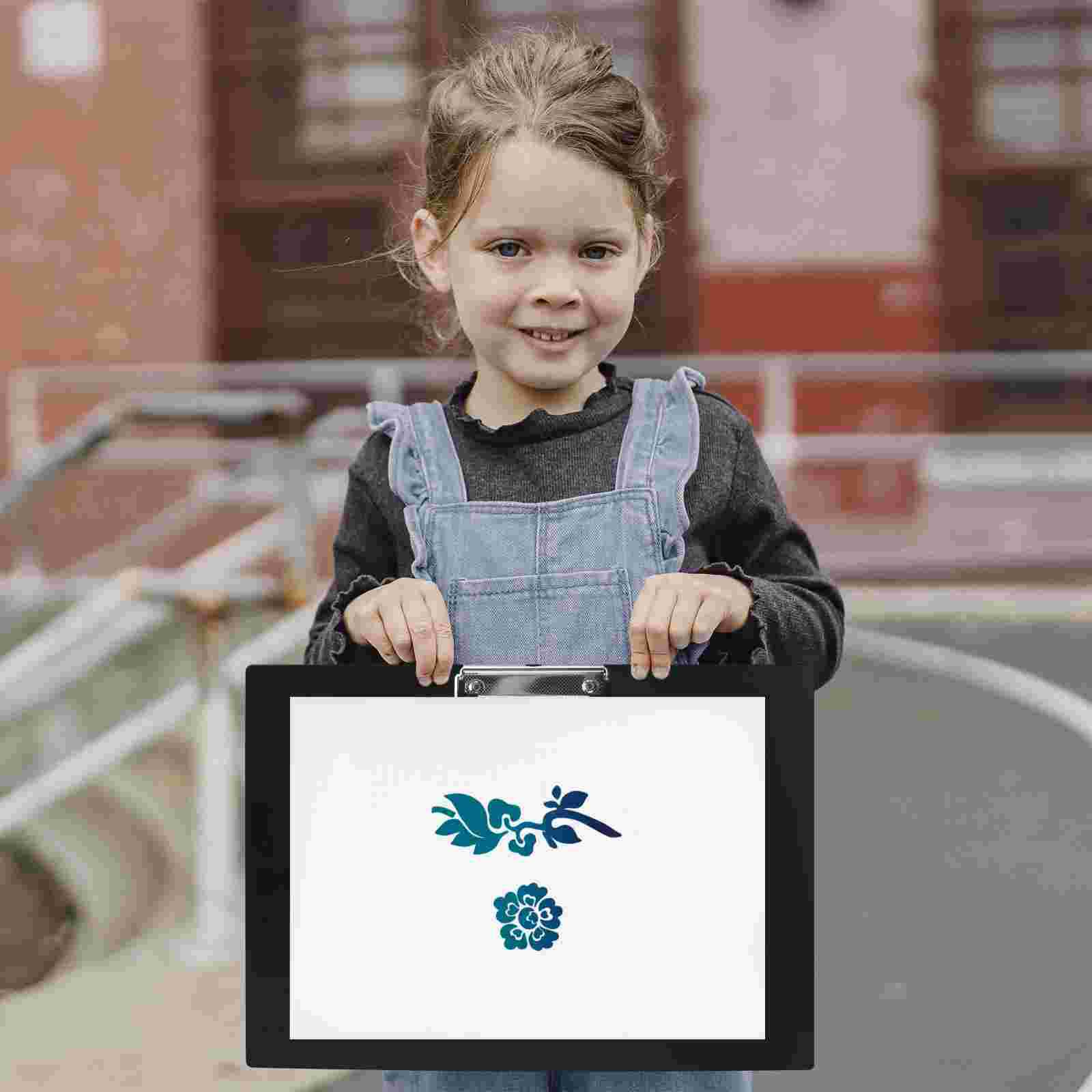 

Буфер обмена, 1 шт. Черный буфер обмена A3 Буфер обмена для хранения Буфер обмена с металлическим зажимом Буфер обмена для рисования для школьного офиса для домашнего использования