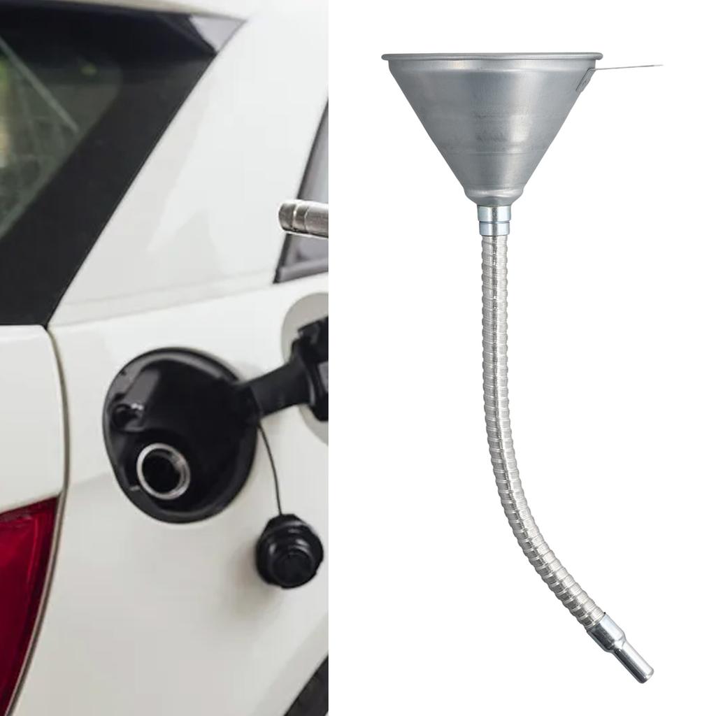 Imbuto Flessibile per Carburante con Filtro per Rifornimento Facile di Auto e Moto