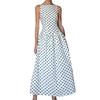 European and American women's clothing, new spring models, French elegant temperament polka dot thin waist dress