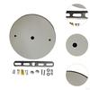 Canopy Kit Chandelier Ceiling Plate with Mounting Hardware Retro Style for Pendant Lamp Iron