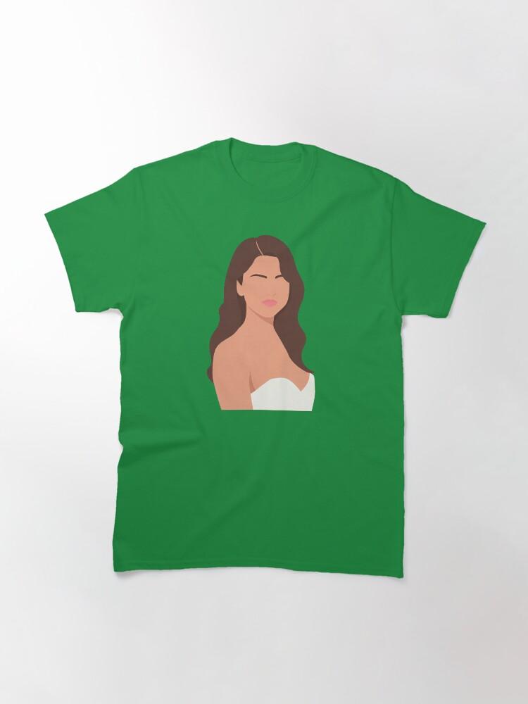 Selena Gomez Lineless Illustration Classic T-Shirt