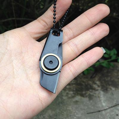 Mini Pocket Knife Folding Keychain Modern Key Ring Pendant Blade Tool