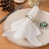 4PCS 30X45CM Cloth Napkins 100% Cotton Fabric Dinner Kitchen Towels Table Design Mat Weddings Baby Shower Christmas Decoration