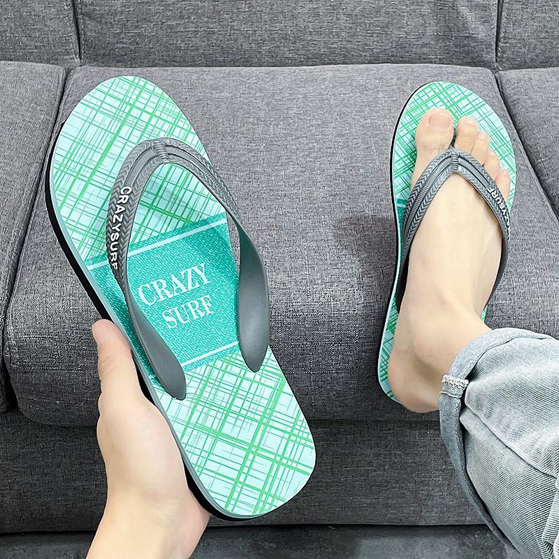 Hot Summer Men's Fashion Flip Flops Non-slip Flat Beach Slippers Men Comfortable Casual Slide Slipper For Men chanclas hombre