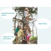 Kids Climbing Ropes Children Swing Disc Climbing Plastic Rope Kids Playground Equipment Outdoor Indoor Swing Fun Fitness Toys