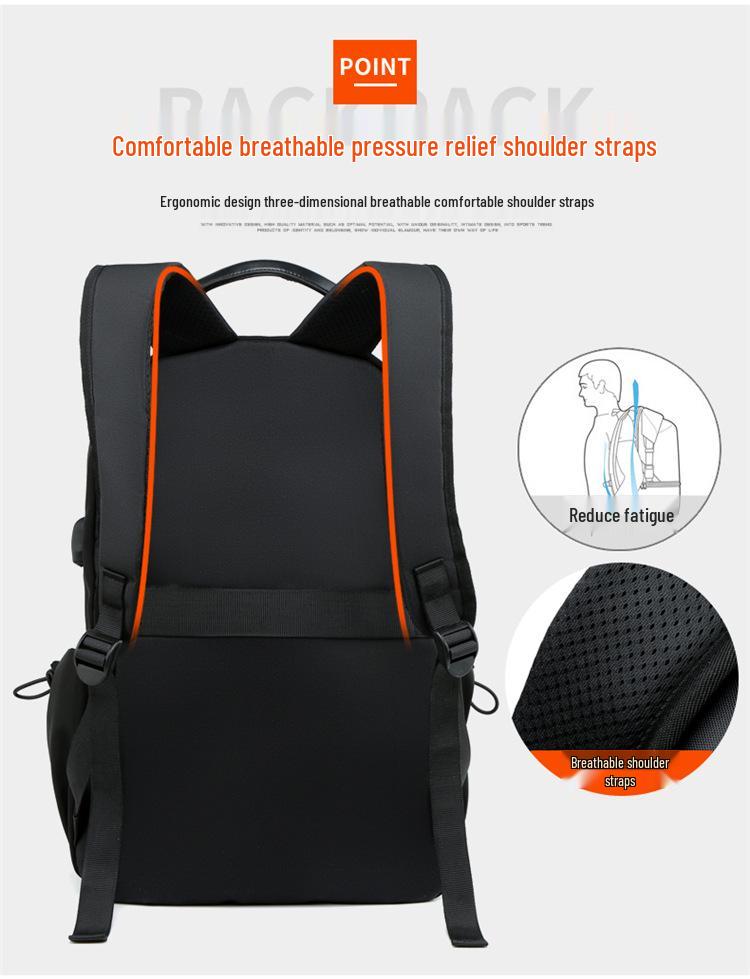 Dual Shoulder Business Casual Backpack - Large Capacity for Travel, Commute, or School