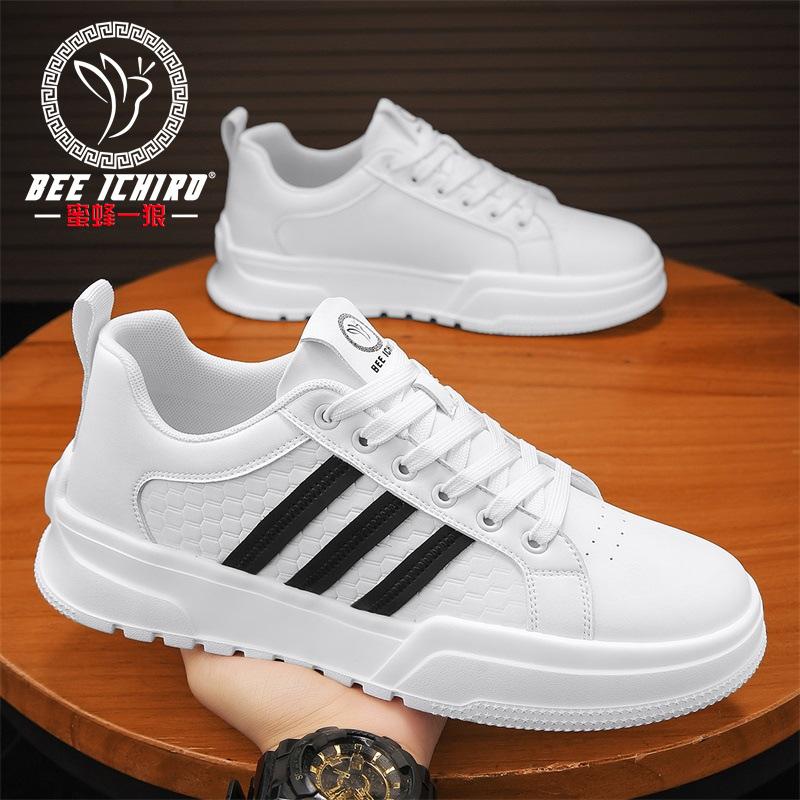 

Men s shoes new spring and summer casual lightweight soft baseplate shoes four seasons fashion white shoes 38