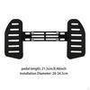 E Bike Wide Front Footrest Metal Plate Accessory with Hole Design Professional Multipurpose for Long