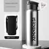 Japanese Large-Capacity Thermos Cup for Students, 316 Stainless Steel Outdoor Sports Water Bottle, Men's Car-Mounted Direct Drinking Cup