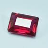 Red Ruby Emerald Cut Natural 6.55 Ct Loose Gemstone CERTIFIED SU-686