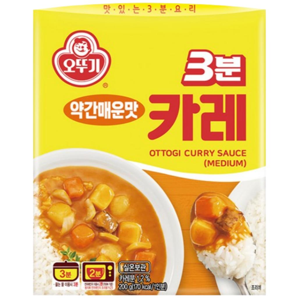 Ottogi 3Mins. Quick & Easy Curry Sauce 5types