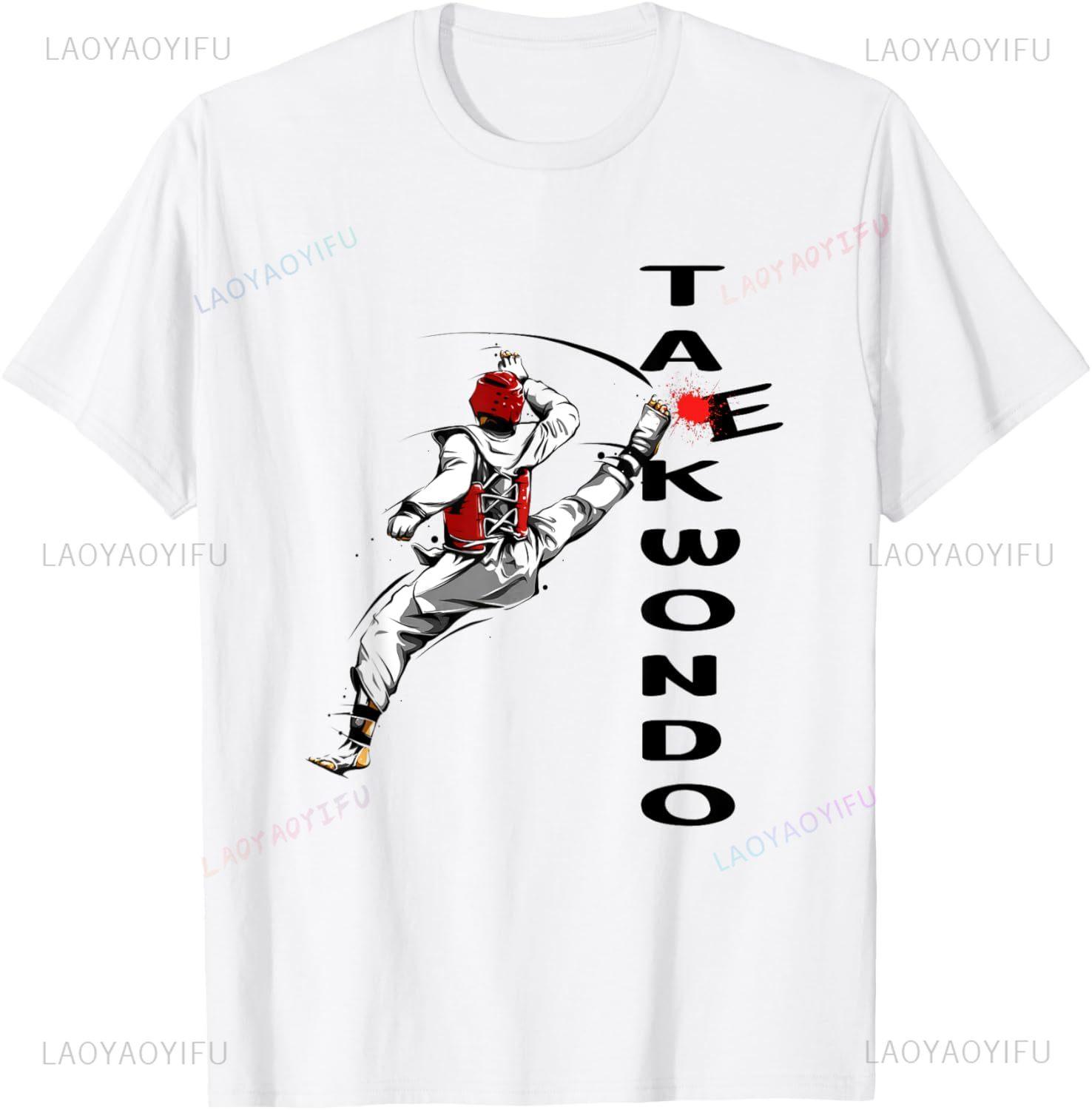 

Love Taekwondo Men Shirt Taekwondo Lovers Women and Girls T-Shirt Custom Printed Graphic T Shirts Mens T Shirt Ropa Hombre 4XL