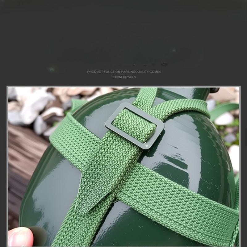 1 buc Oală de Aluminiu Veche Oală cu Mâner Grosier 87 Fierbător Protecția Muncii Antrenament Militar Sporturi în Aer Liber Capacitate Mare