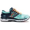 361 Mesh Cushioning Slip Resistant Coverage Moisture Wicking Low Top Running Shoes Women's Blue Green 201620121-3