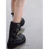 Thick-soled Retro Knee-length Ankle Boots for Women, New Retro Shoes, Work Boots