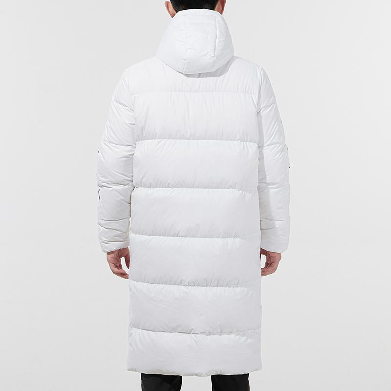 Adidas Outdoor Sports Casual Hooded Down Jacket Men Outerwear White HC2634