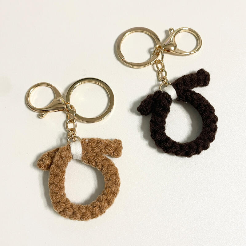 Good luck charm keychain, Sokodure knitted key holder, bag hook