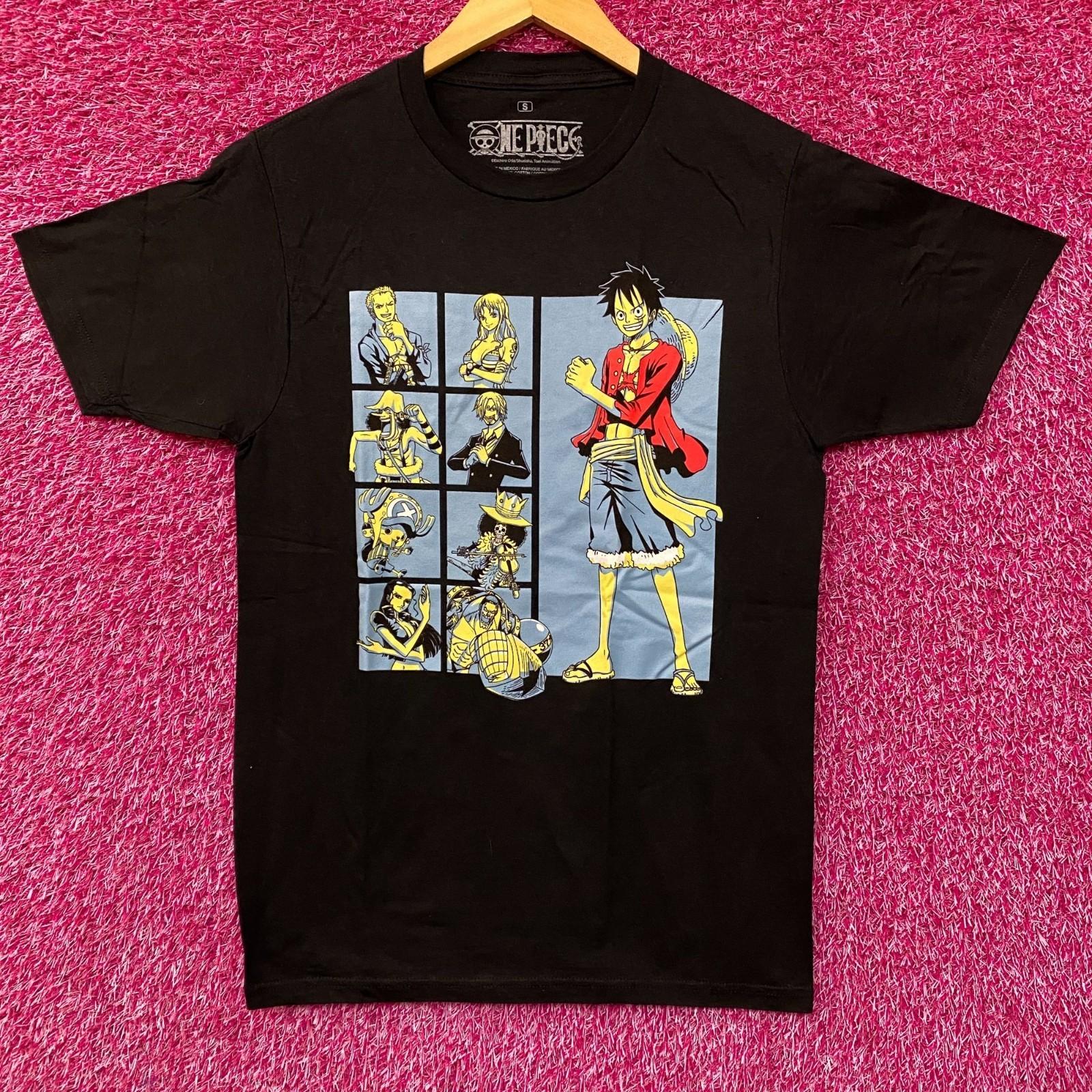 One Piece Straw Hat Crew Monkey D. Luffy Anime T-Shirt Small XXL