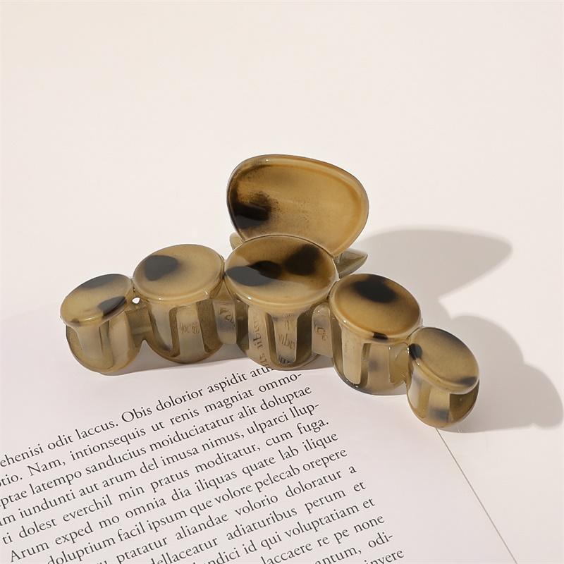 Vintage Haarspange Damen Krallenspange Elegant Leopard Geometrie Haarspangen Haaraccessoires Haarklammer Haarspangen für Haare Mädchen