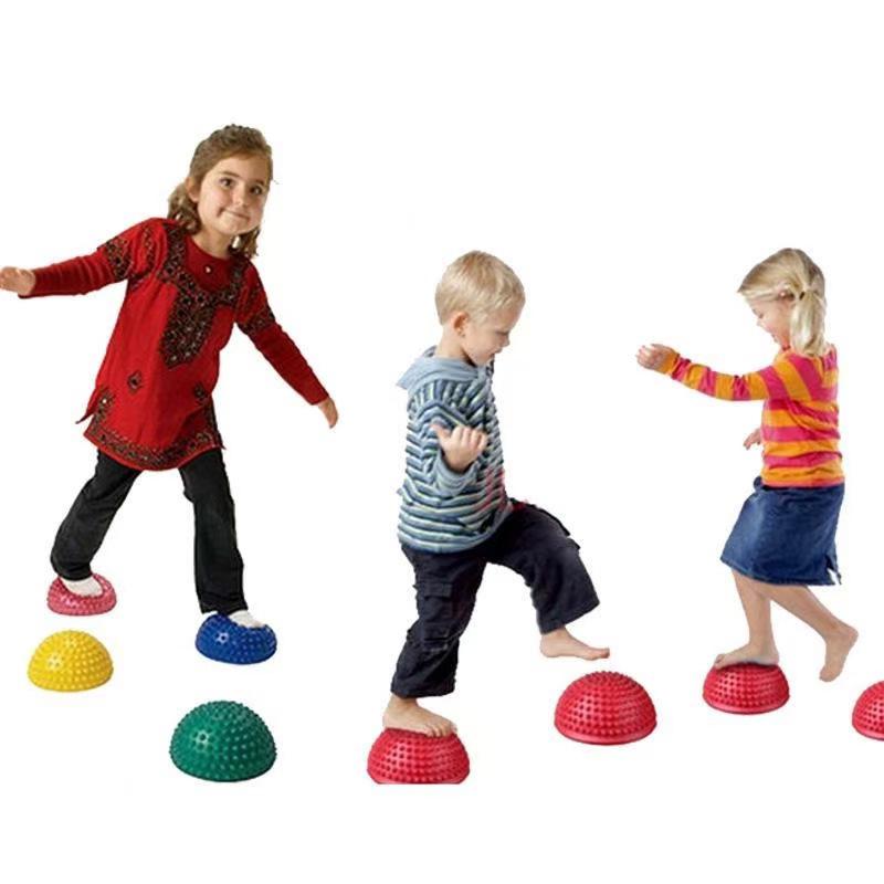 Kids' Sensory Training Semicircle Massage Ball - Spiky Tactile Fitness Equipment