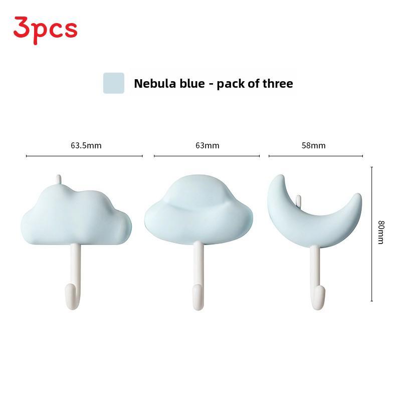 Pvc Strong Adhesive Hooks For Kitchen Bathroom Wall Mounting With High Load Capacity For Dorm Room Organization