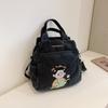 Handbag Casual and Cute Student Backpack Large Capacity for Commuting Multi-functional Double Shoulder Bag