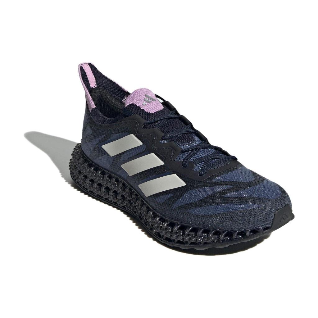 Adidas 4D Fwd 3 Round Toe Comfortable Non-Slip Wear-Resistant Low-Top Running Shoes Women Sneaker Deep-Blue IG8998