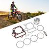 52,4 mm Kolbenring Dichtungssatz, KIMISS Motorteile Kolbensatz Metallkolbenring-Kit