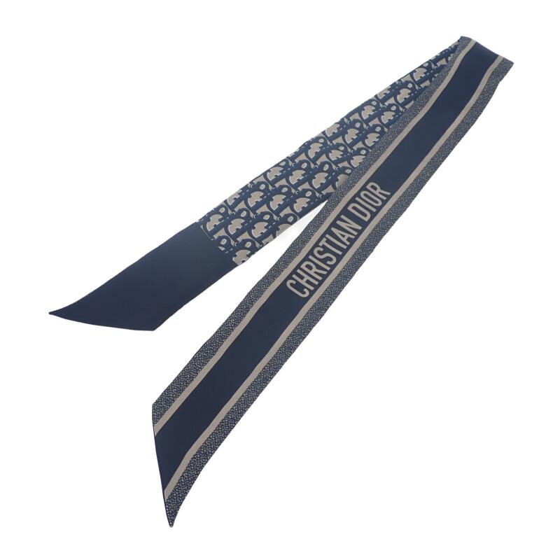 Dior  15DOB106I600 scarf Navy silk Women