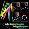 50/100Pcs Fluorescence Sticks Party Multicolor Glowing Stick Bright Colorful Light Bright Bendable Glow Bracelet Party Supplies