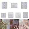 Multipurpose 3D Nail Art Silicone Mould with Butterfly and Moon Patterns Decoration for Crafting Unique Acrylic Nails