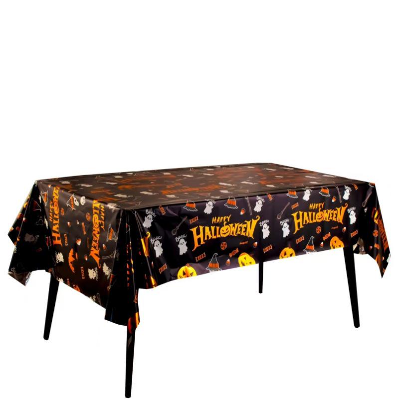 Halloween & Christmas Theme PEVA Tablecloth - Disposable Party Decor