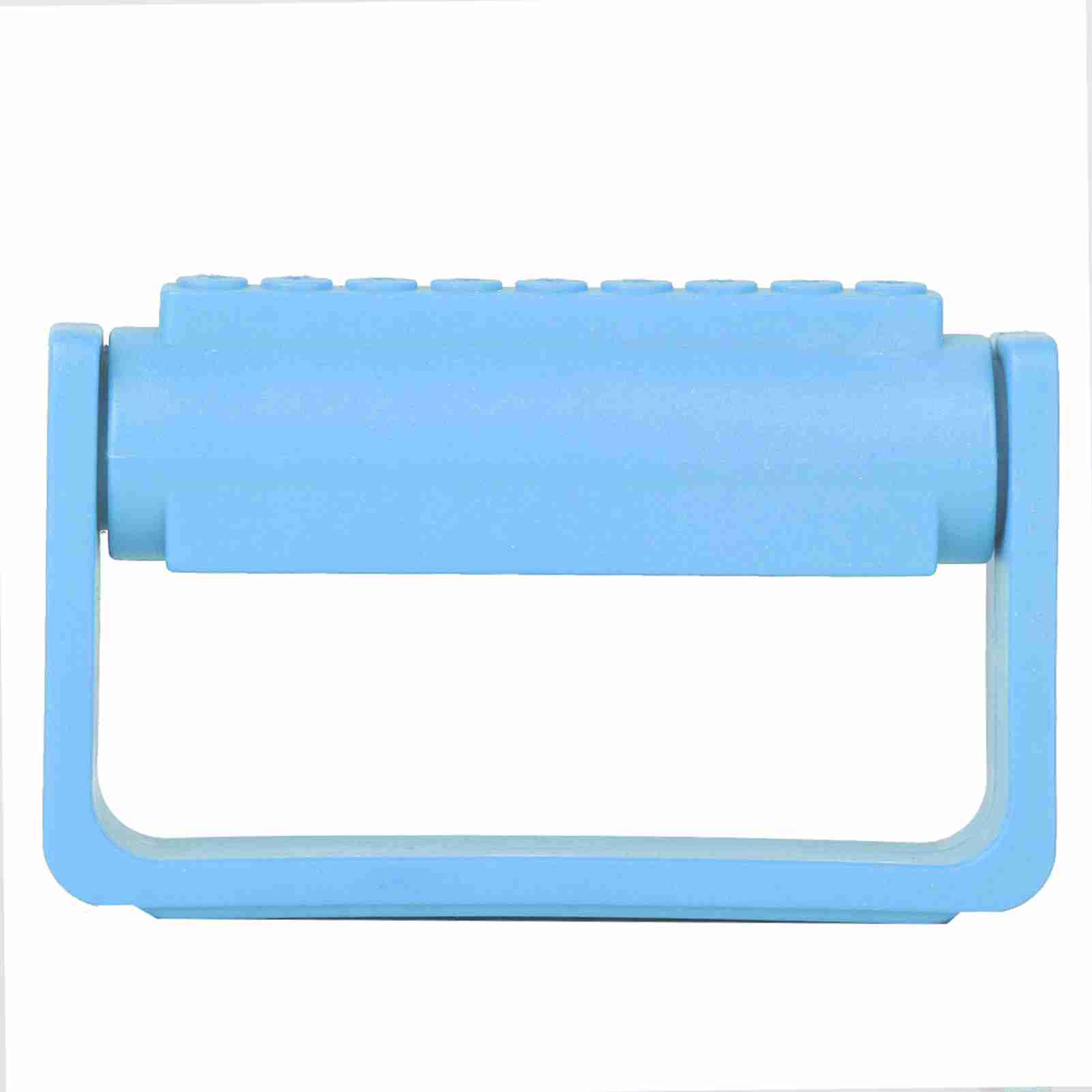 Boîte de désinfection à 9 trous Porte-fraises dentaires Autoclavable Outils de soins bucco-dentaires(Bleu clair) white