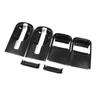 6 Piece Carbon Fiber Style Door Handle Bowl Cover Kit for Hyundai Grand Starex H1 2019 ABS Trim Upgrade Exterior Protection