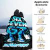 1PC Custom Name "Six Seven Energy" Flannel Blanket Versatile,all-season Throw Suitable for the Living Room,bedroom,camping,travel,and Gift