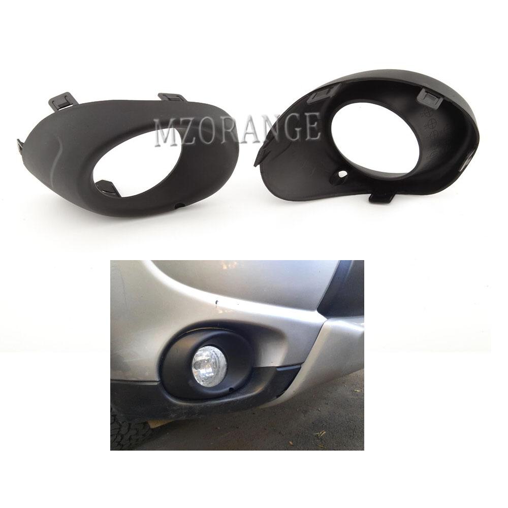 Fog Lights for Mitsubishi Outlander 2013 2014 2015 Led Fog Light Headlight Fog Lamp Cover Grill Bezel Silver Black Frame