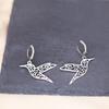 Kinitial Stainless Steel Unicorn Ankh Triangle Cross Snowflake Dandelion Mermaid Earrings For Women Trendy Piercing Jewelry