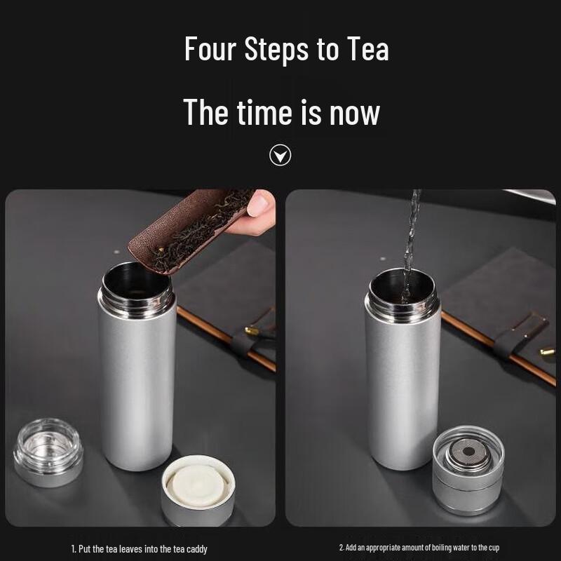 MRSIKEY Stainless Steel Tea Infuser Thermos Bottle