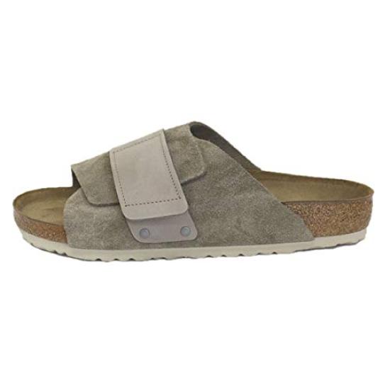1015572 Kyoto Leather Regular 42 [BIRKENSTOCK] Nubuck/Suede Sandals, Width, TAUPE, - Approx. 27.0cm