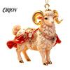 Holiday Tree Ornaments 2D Flat Christmas Sheep Hanging Ornament with Lanyard, Acrylic Decorations Pendant for Home Party Festive Decor And Seasonal