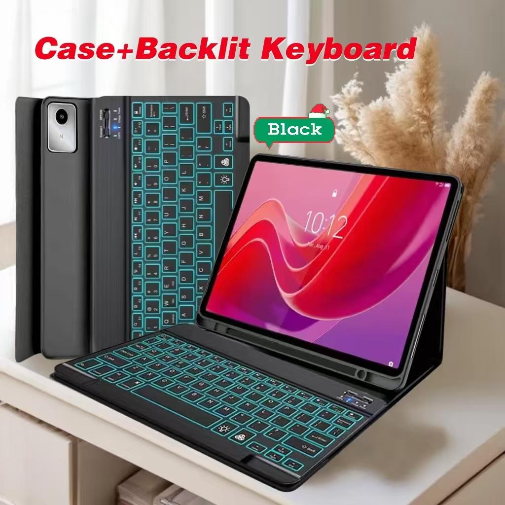 Case for Xiaoxin Pad 11 in 2026/2026,Bluetooth Keyboard cover for Lenovo Tab M11 11inch,for Lenovo Idea Tab 11 Smart Stand Cover