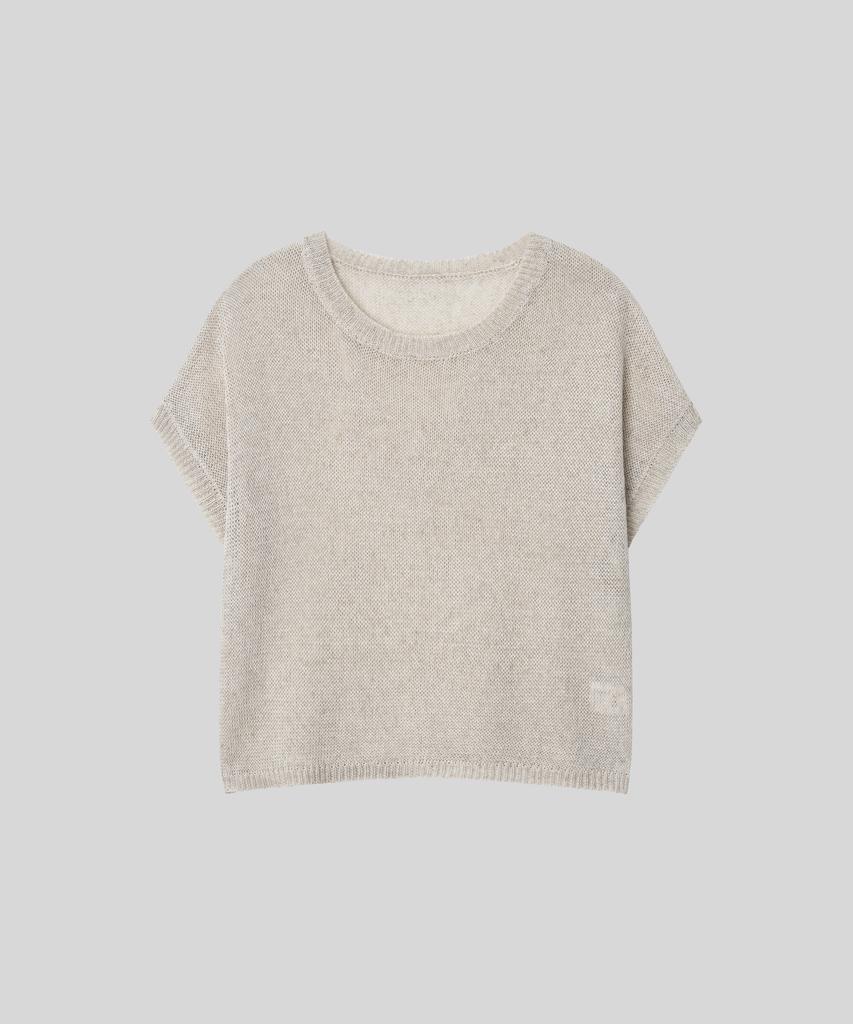 OCCUR Linen Cooling French Summer Knit, Oatmeal