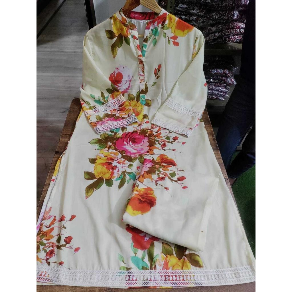 Beautiful Designer Kurti Cord Set Women Bollywood Party Wear Kurta Pant Set VF-1891z