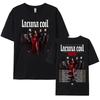 Lacuna Coil Sleepless Empire Tour TShirt Short Sleeve Cotton Fashion Print Tshirt Loose Casual Unisex Women Teeshirt Street