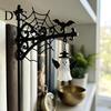 Orange Pumpkin Lanterns Library Lantern, Mini Decorative Bookshelf Lamp, Spooky Ghost Hat Reading Nook Bat Shaped Decorations LED Nightlight, Vintage