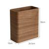 Cestino per la spazzatura in stile nordico giapponese cestino in legno massello scatola portaoggetti in legno per la casa cestino creativo per camera da letto soggiorno cucina